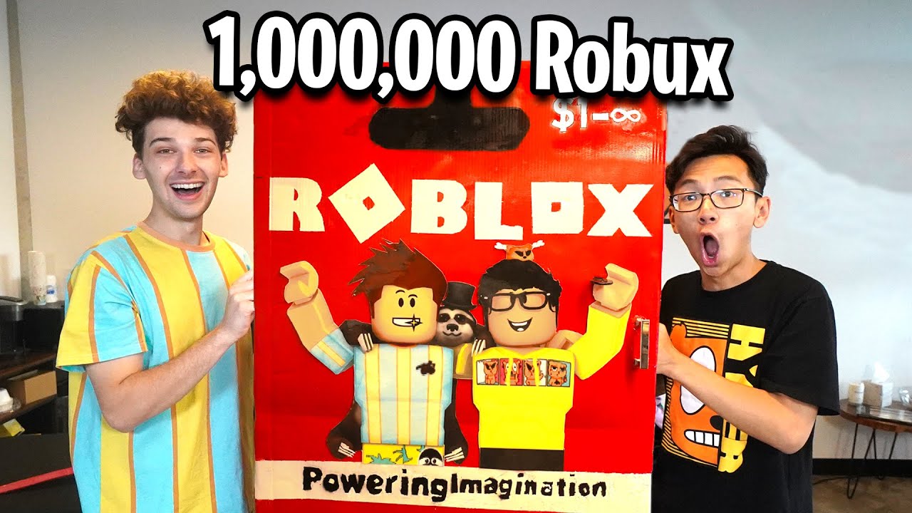 I secretly gave my best friend one million Robux