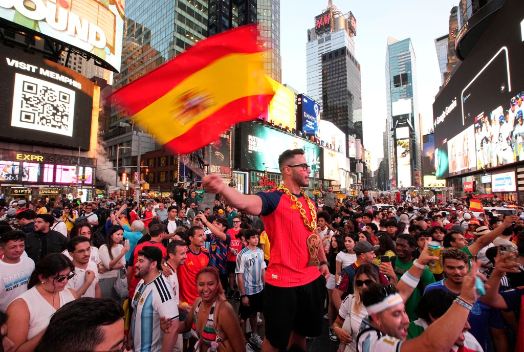 FIFA World Cup 2026 - Final - Spain v Argentina - Fans gather in New York