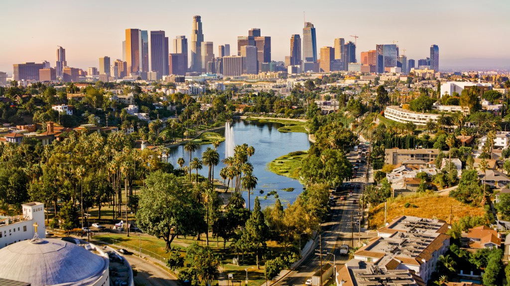 aerial-view-echo-park-lake-135042807