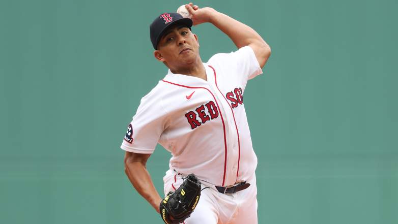 After signing a five-year, $130 million contract in free agency last winter, starting pitcher Ranger Suarez has put up All-Star-worthy numbers. Through 17 starts, he carries a 4-3 record, 3.15 ERA, and 1.16 WHIP. (Photo by Maddie Meyer/Getty Images)
