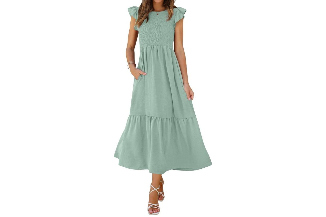 Ofeefan Womens Casual Maxi Dresses