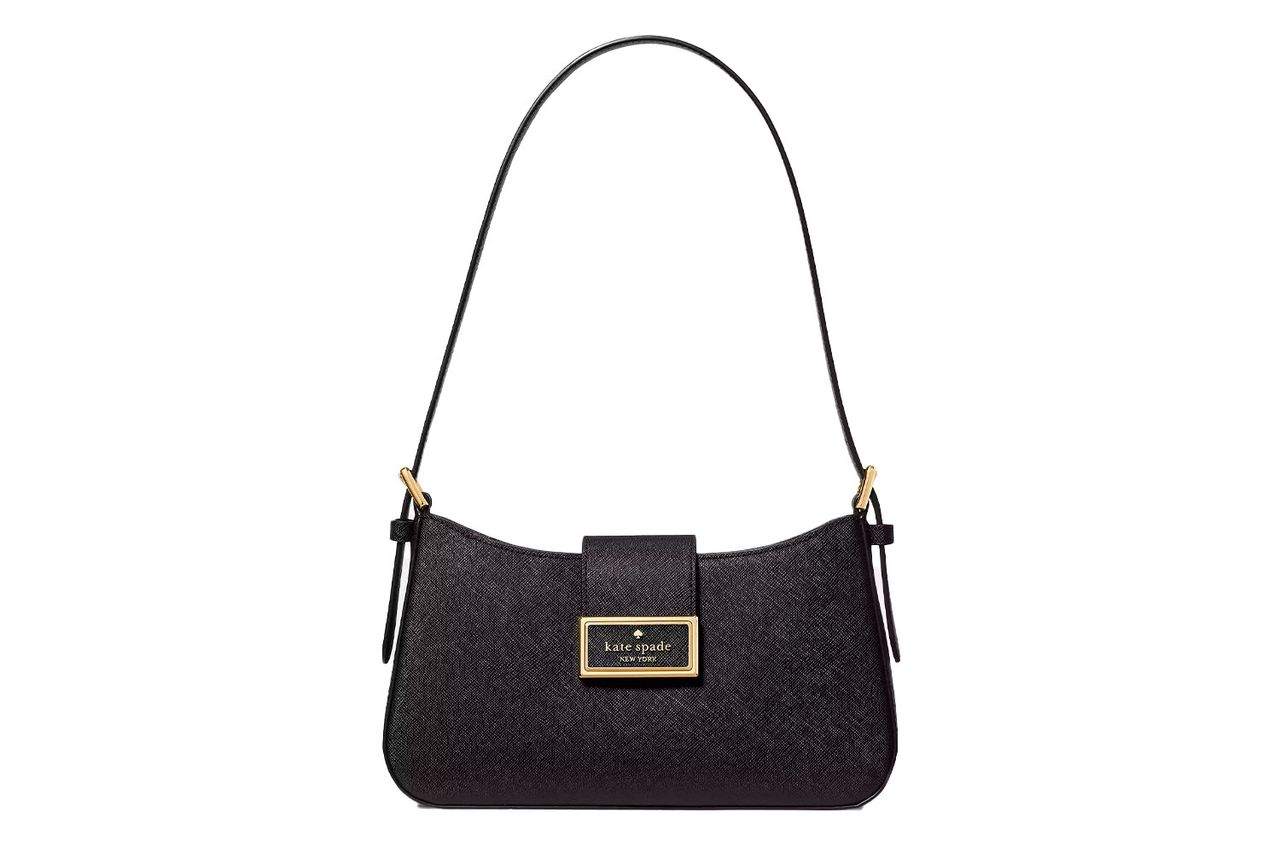 Kate Spade Outlet Reegan Saffiano Pvc Small Shoulder Bag