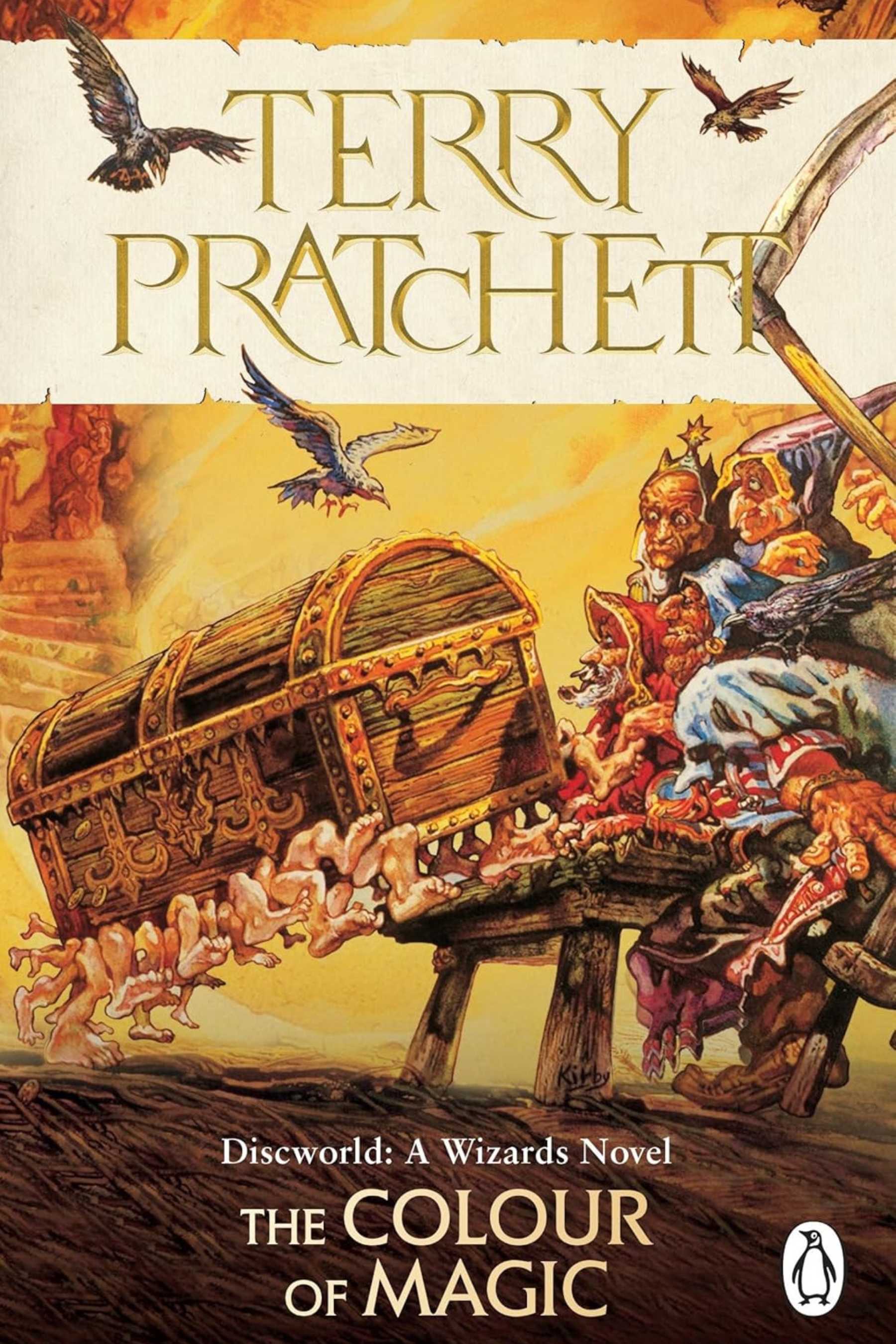 The cover of The Colour of Magic by Terry Pratchett