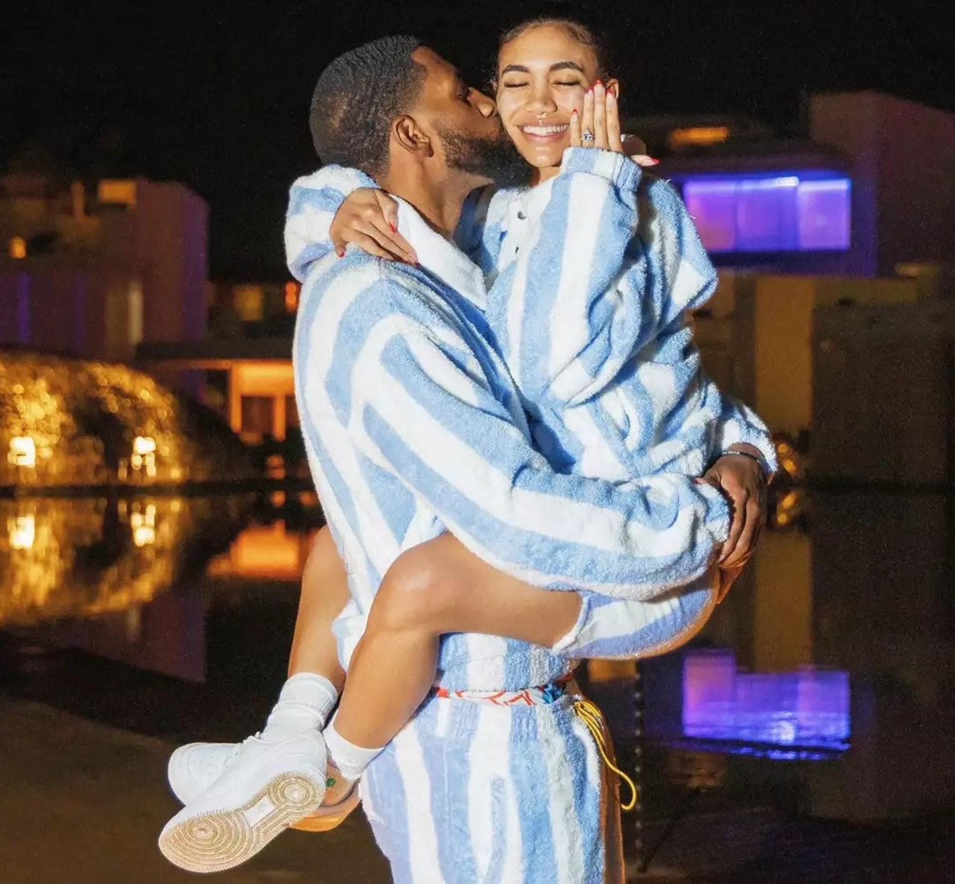 Paige Hurd and Royce O’Neale