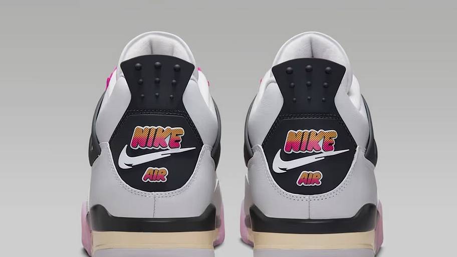 'Nike Air' branding on the Air Jordan 4 Retro