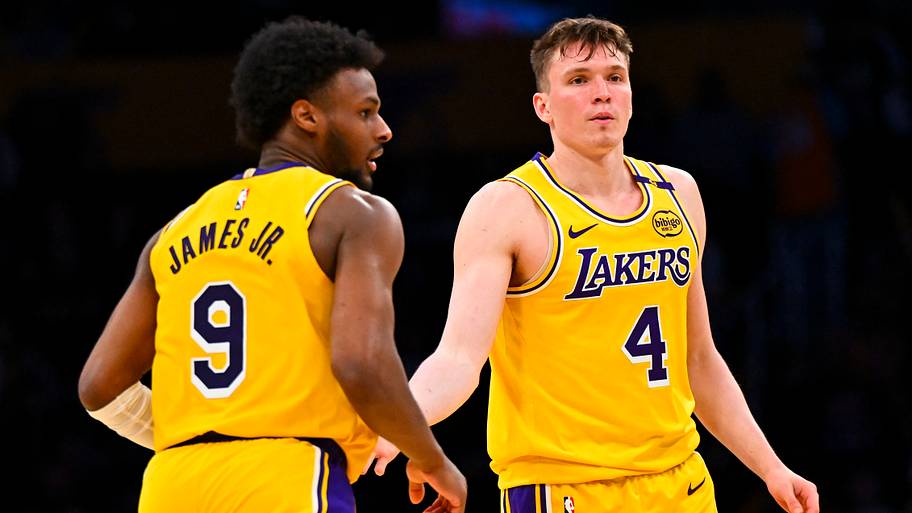 Los Angeles Lakers Dalton Knecht Bronny James