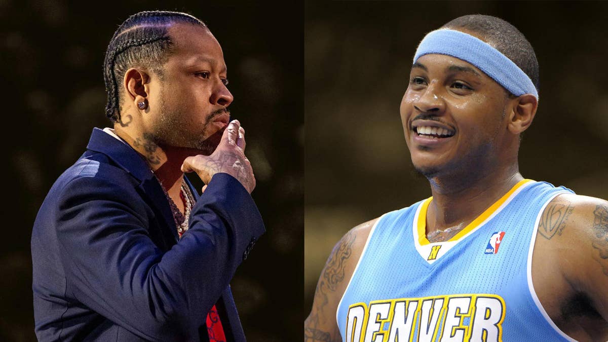 "I think they get along well in life" - Gregg Popovich on why he believed Allen Iverson and Carmelo Anthony were a great duo