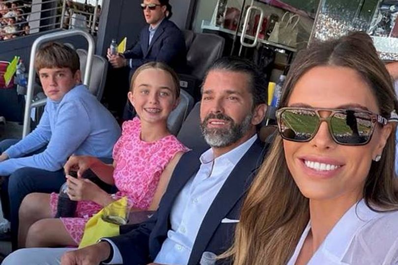 Bettina and Don Jr. with his children Chloe and Spencer