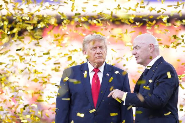 Donald Trump awkwardly was part of the celebration