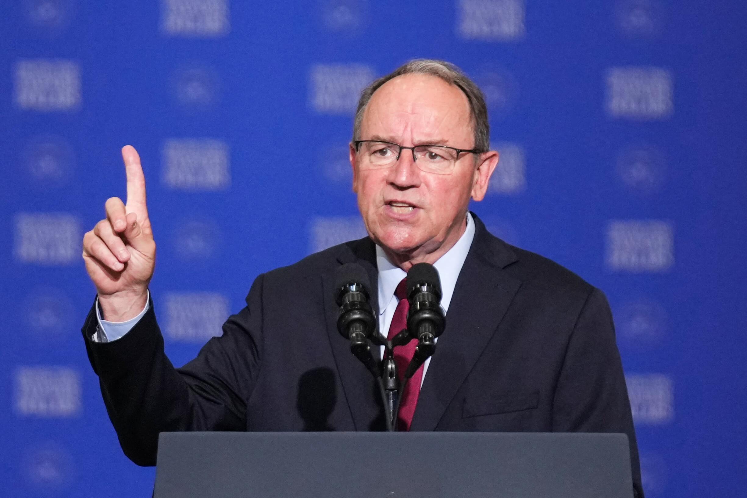 Rep. Tom Tiffany, the Republican nominee for Wisconsin governor, on July 8.
