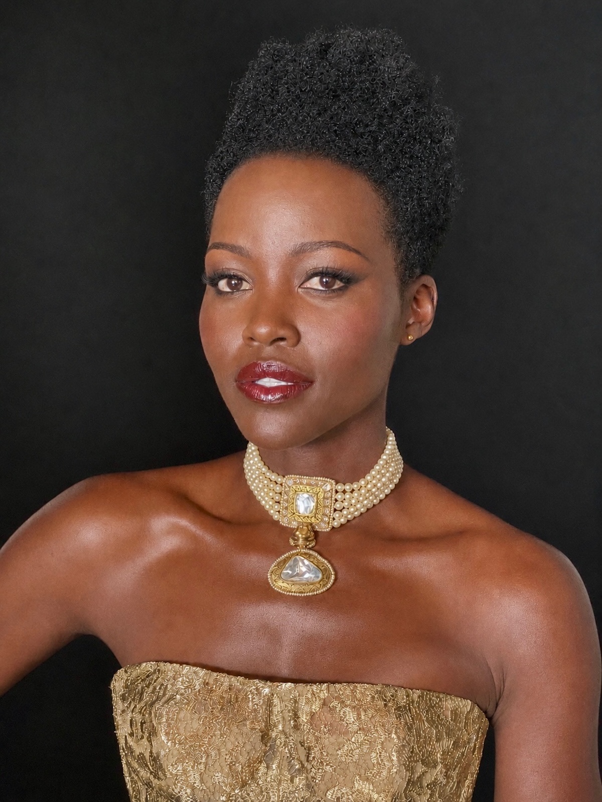 Lupita Nyong'o for the NYC premiere of The Odyssey.