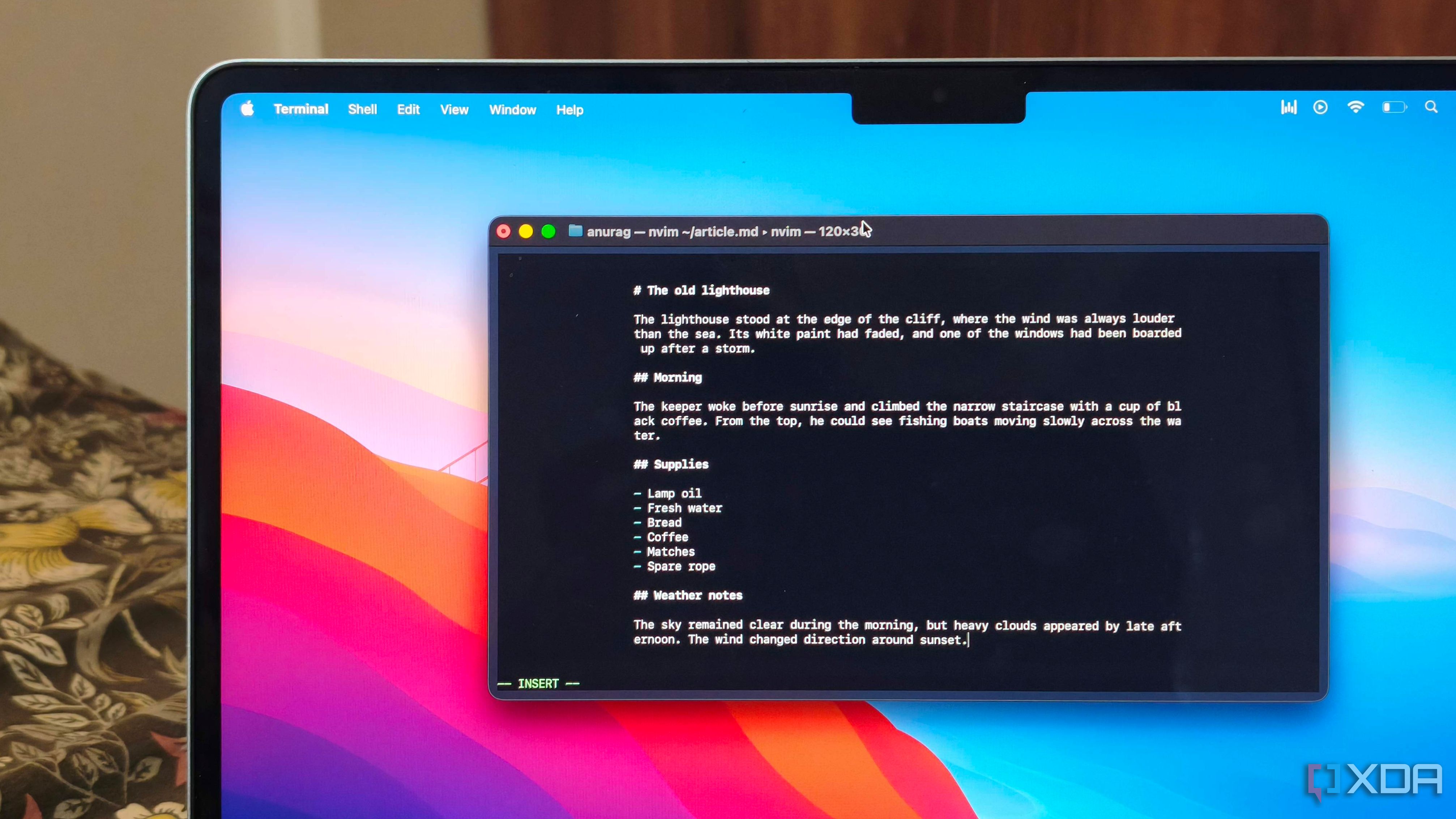 Writing inside the terminal sounds absurd until you realize how much faster you actually work