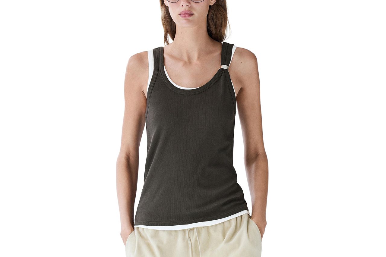 Zara Double-layer strappy top