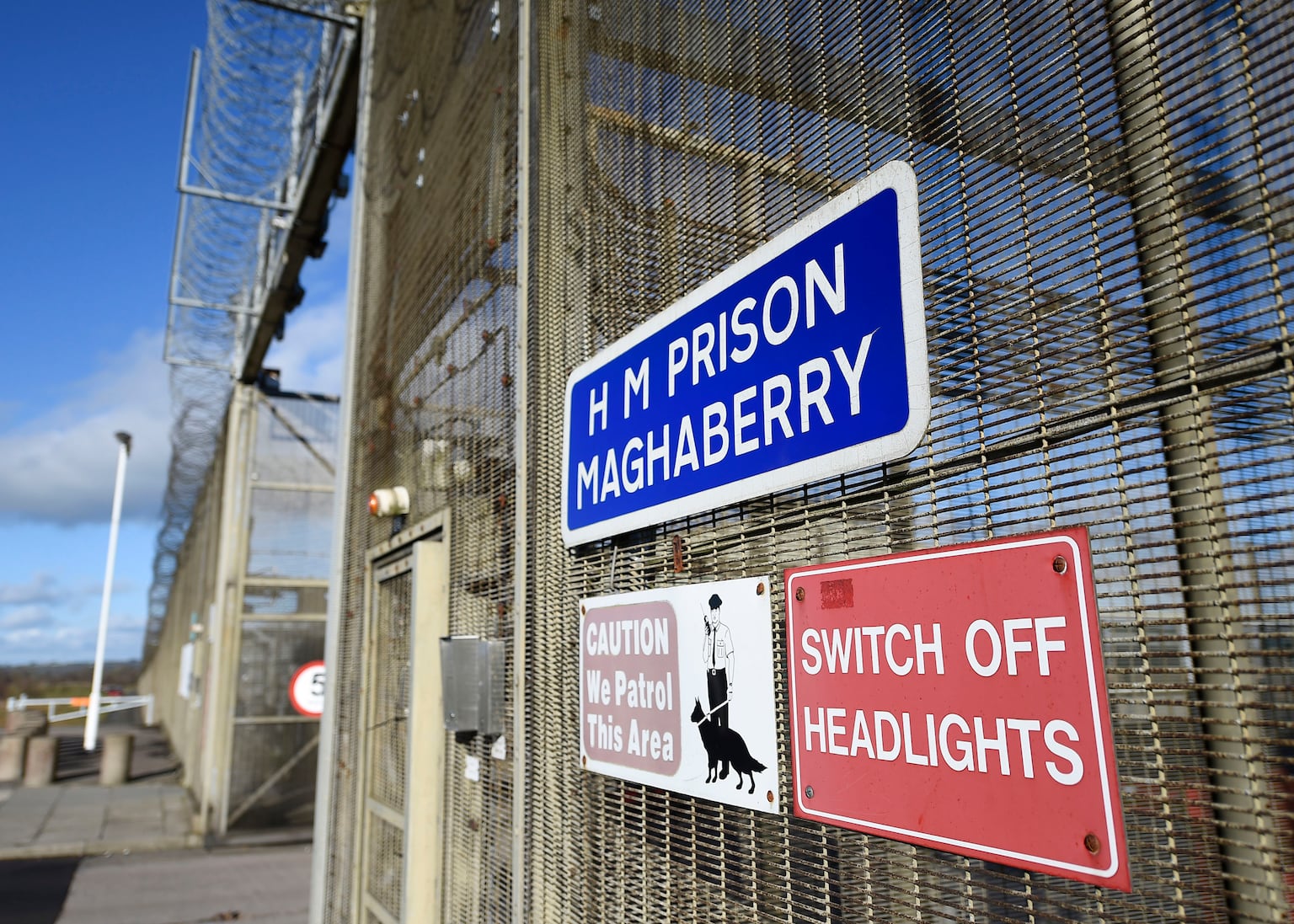 Maghaberry Prison outside Lisburn
