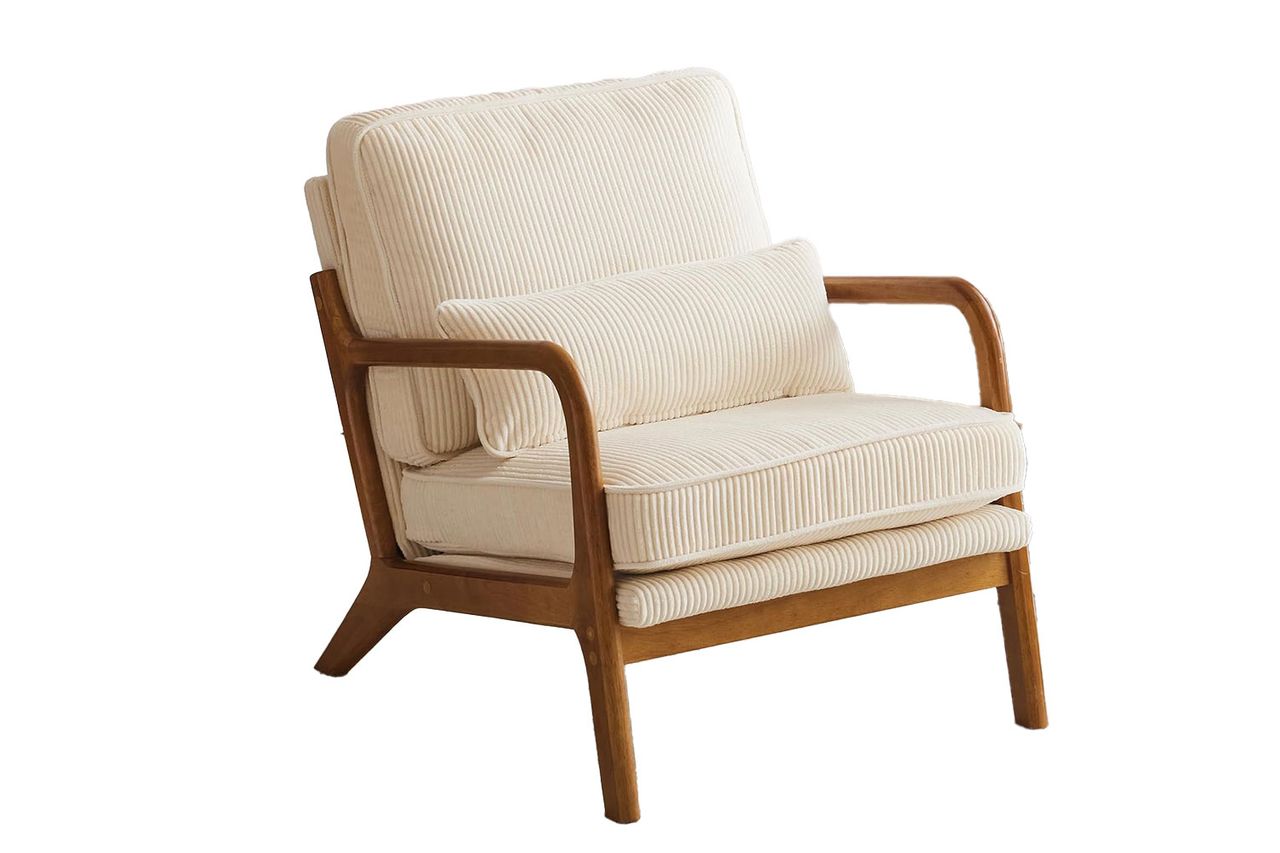 VINGLI Upgraded Premium Corduroy Accent Chair