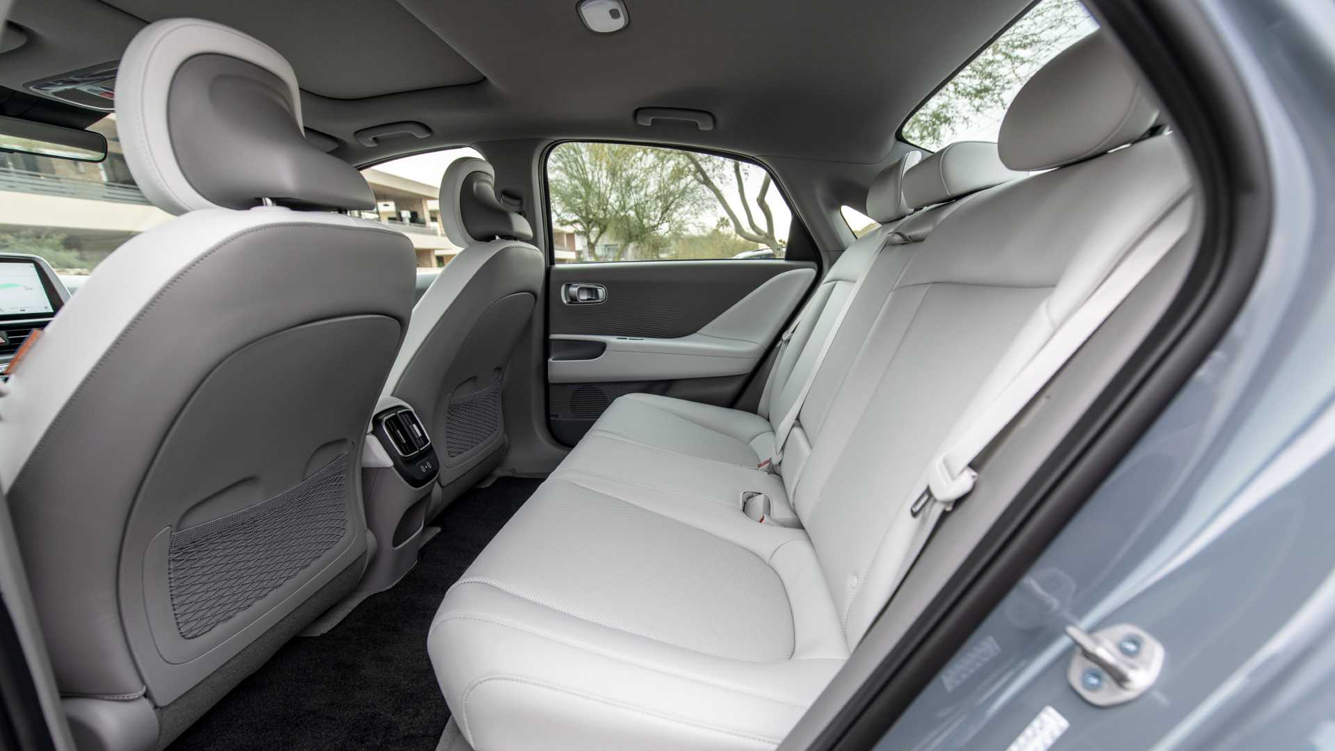 2025 Hyundai Ioniq 6 Interior shot showing rear seats
