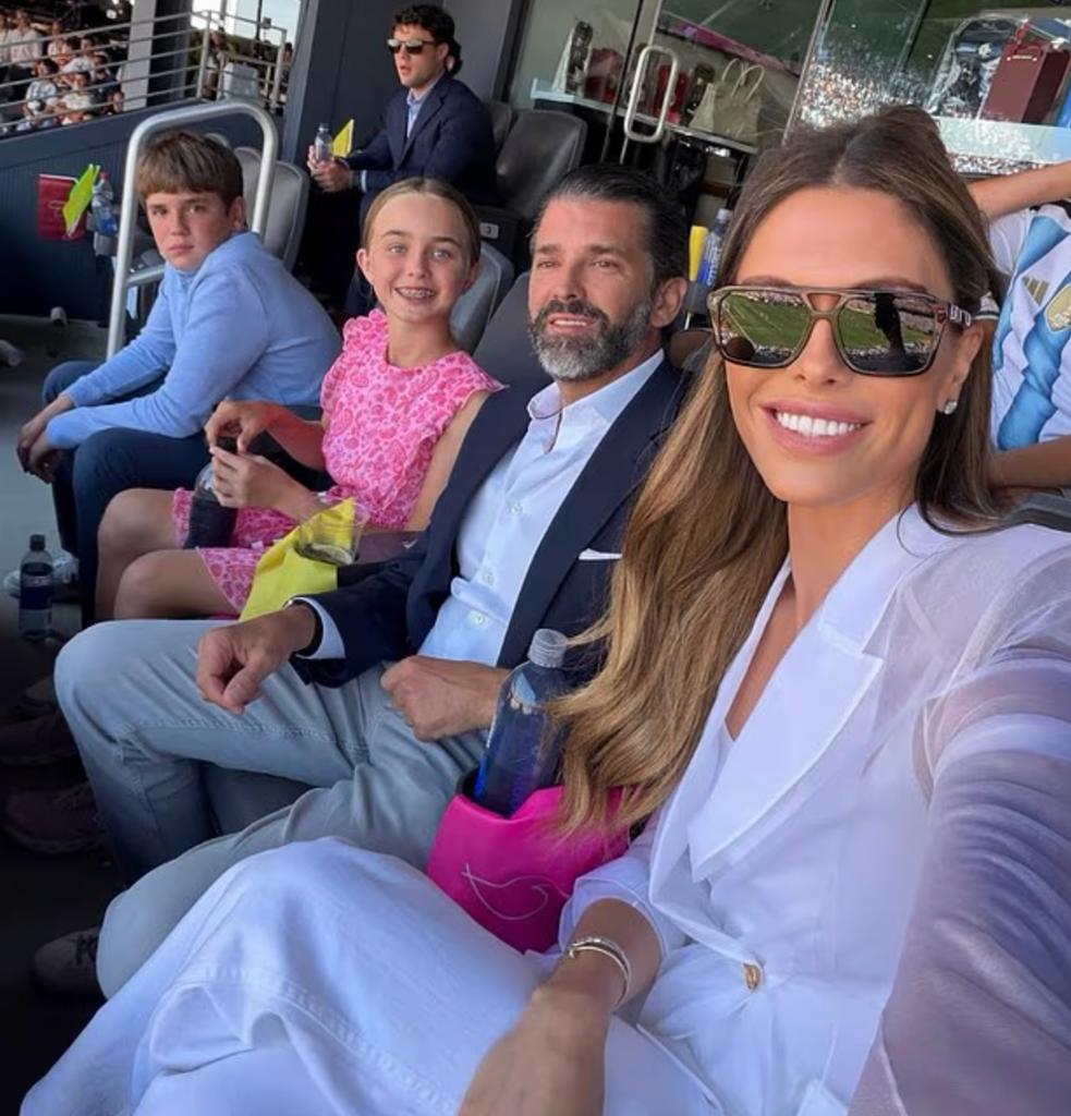 Bettina with Donald and his two kids