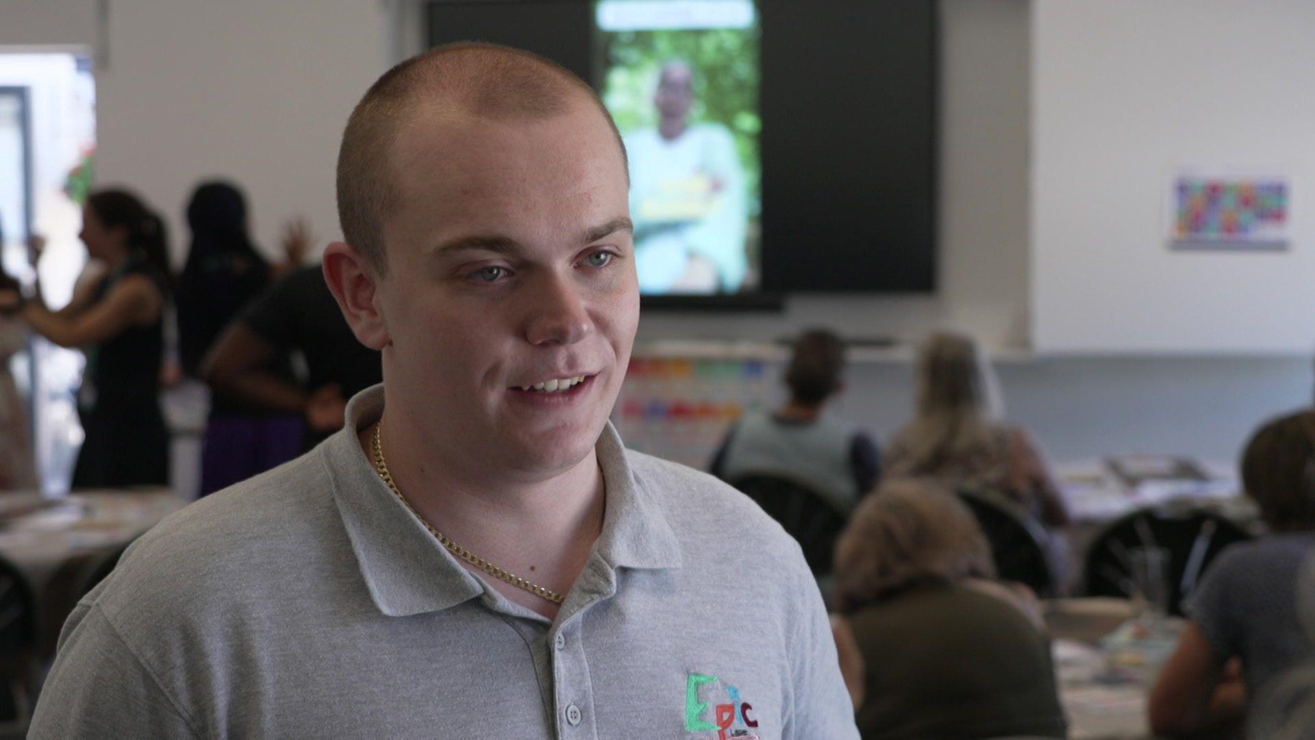 Bradley Oliver, 23, set up the Deaf Cafe to help tackle rural isolation in the community