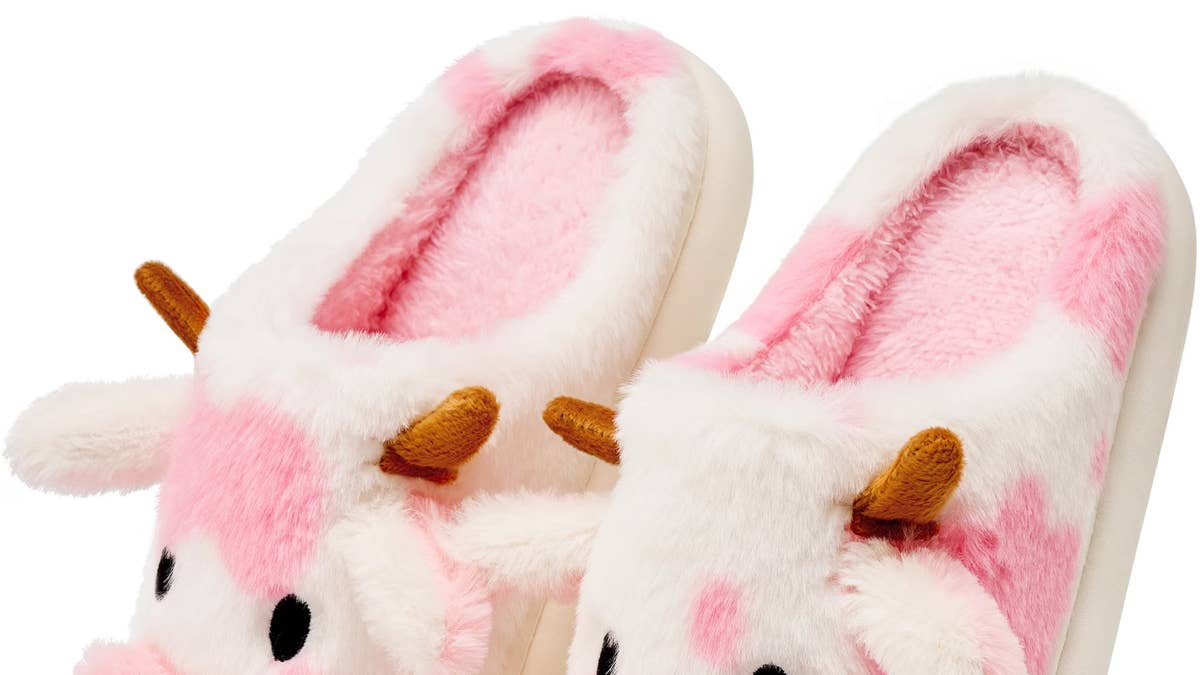 ecetana-fuzzy-cow-memory-foam-slippers