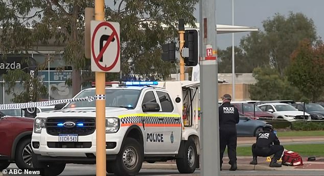 A second crime scene has been set up on the Albany Highway