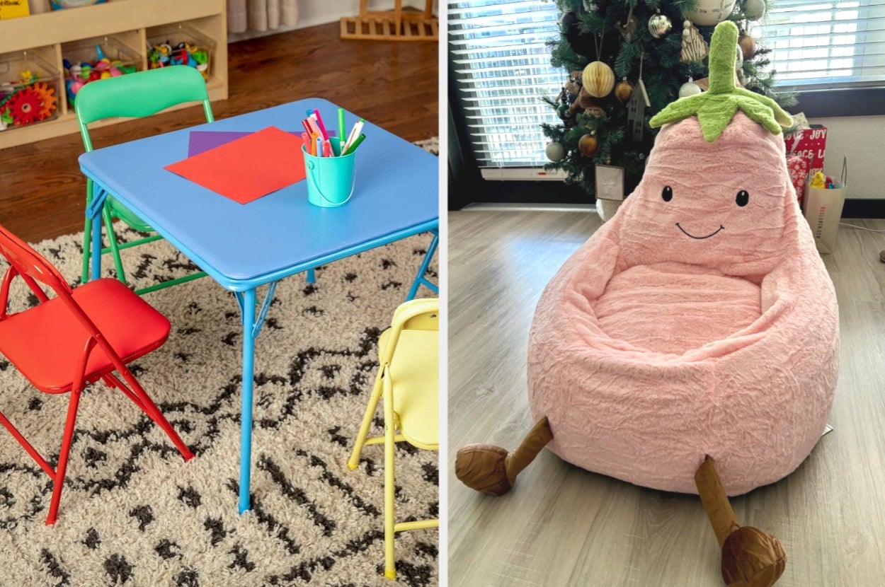 From Cozy Beanbags To Tiny Rocking Chairs: 17 Seating Options Kids Will Love