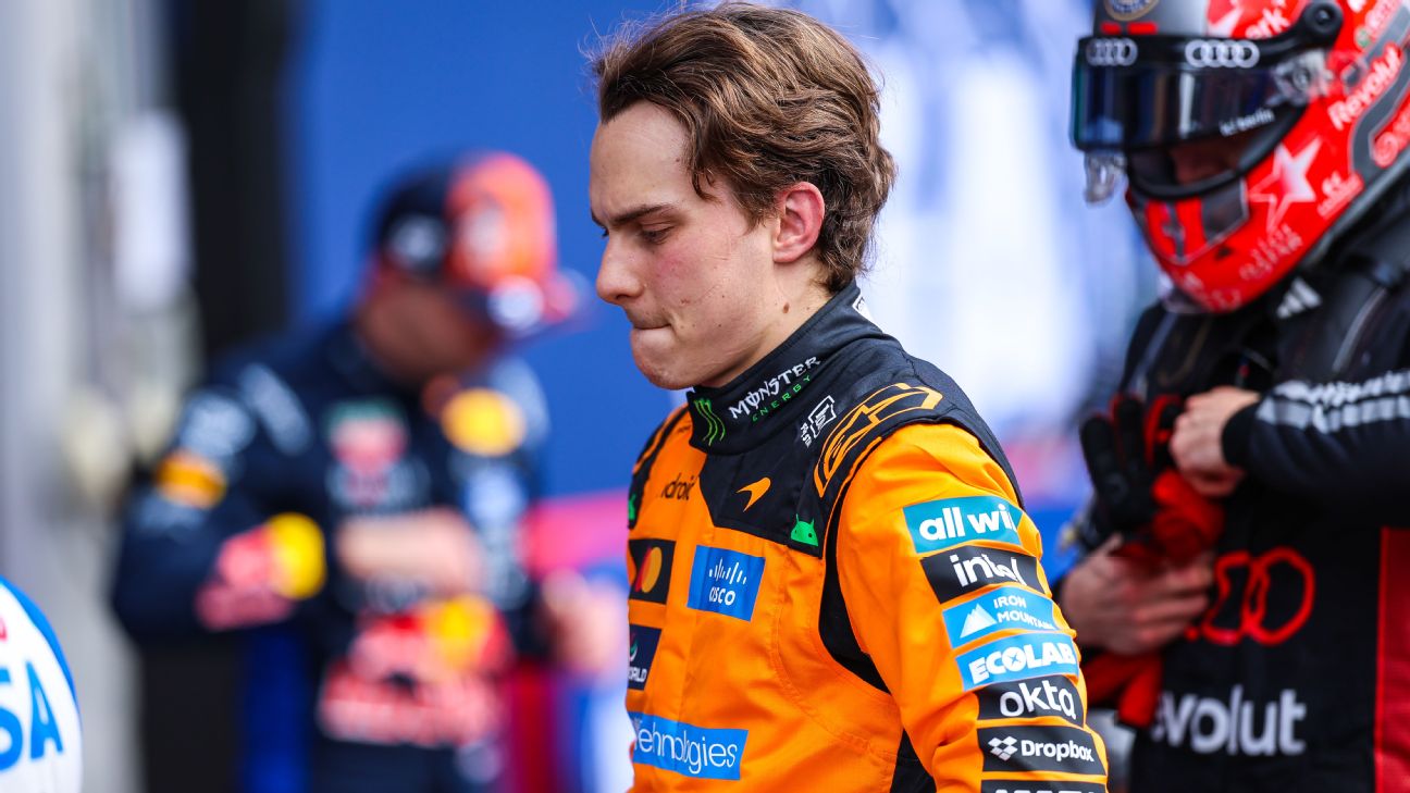 Oscar Piastri frustrated over grid being 'decided by computers behaving or misbehaving'