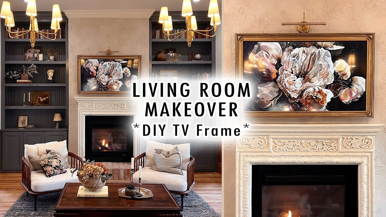 Upgrade your living room with a stunning DIY TV frame