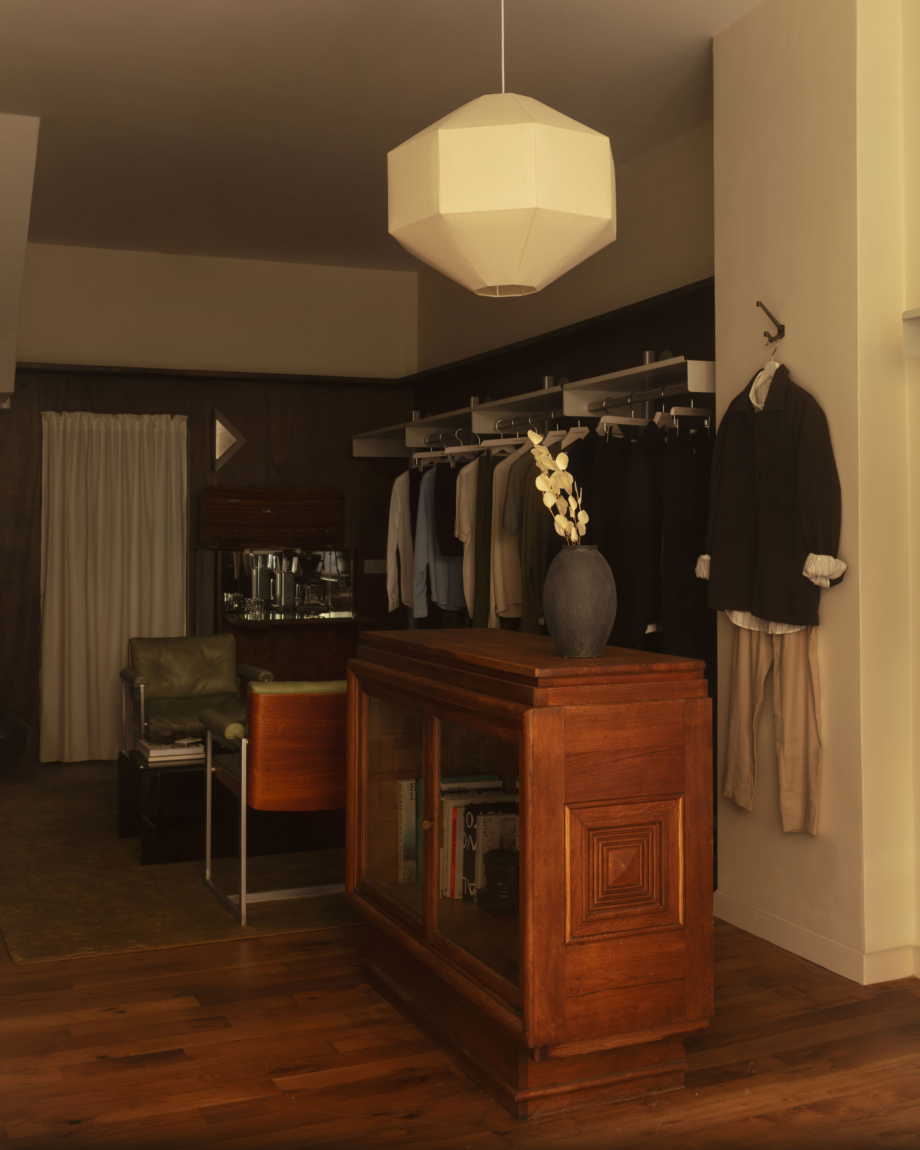 Inside London's sleekest new menswear store, an "open wardrobe" crafted to engage mind and touch