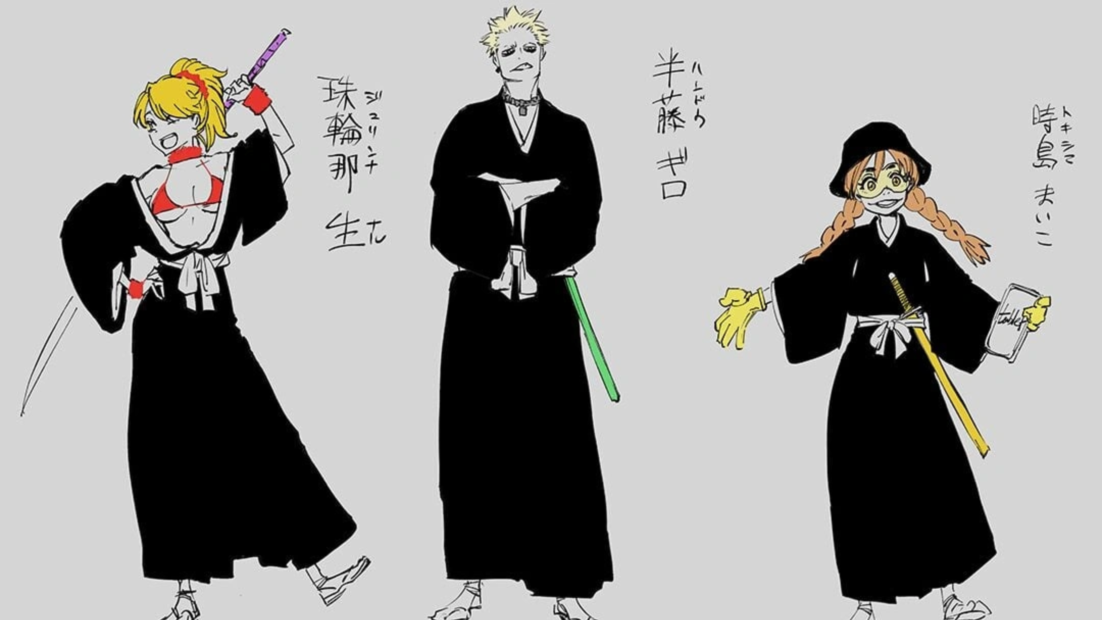 bleach mirrors high tite kubo character design