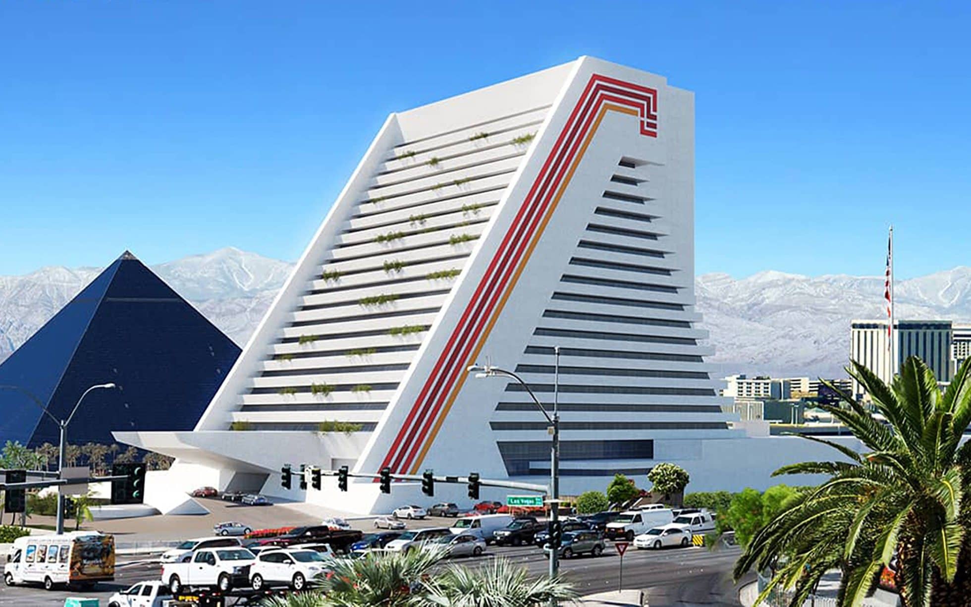 An artist rendition of the Xanadu Hotel, which would have been built in Las Vegas