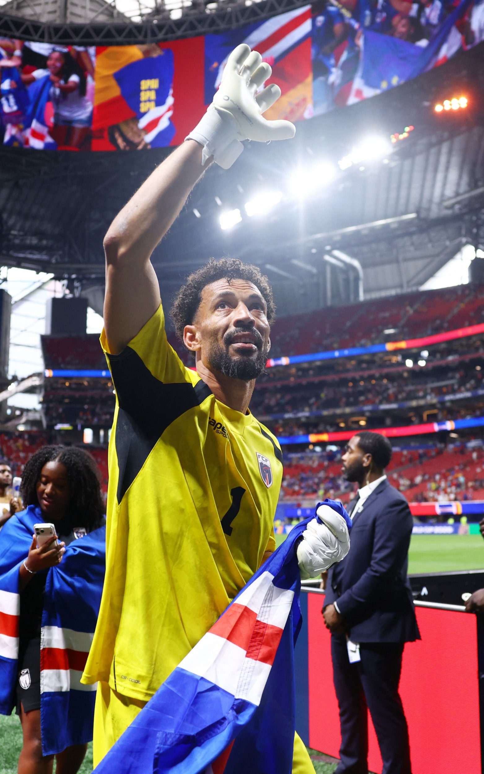 Vozinha made stunning saves in Cape Verde's goalless draw against eventual champions Spain