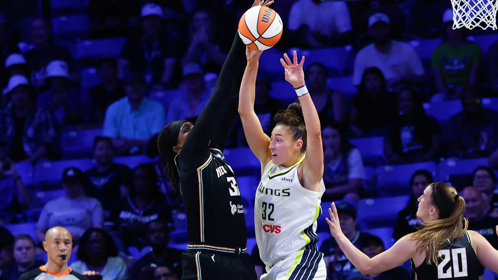 Wings’ Jessica Shepard keeps pace with Angel Reese in wild WNBA race