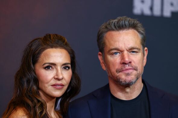 Luciana Barroso and Matt Damon