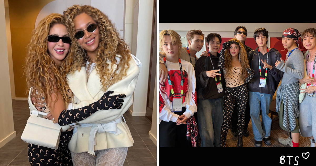 Shakira shares behind-the-scenes look at FIFA World Cup final with Beyonce, BTS and more stars