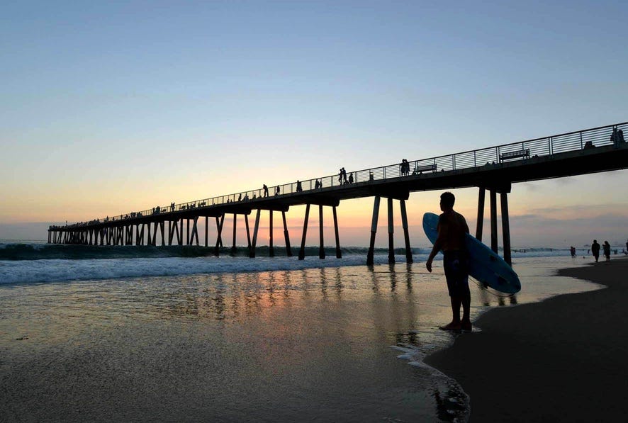 Hermos Beach July 2017 Hermosa Beach Surfer
