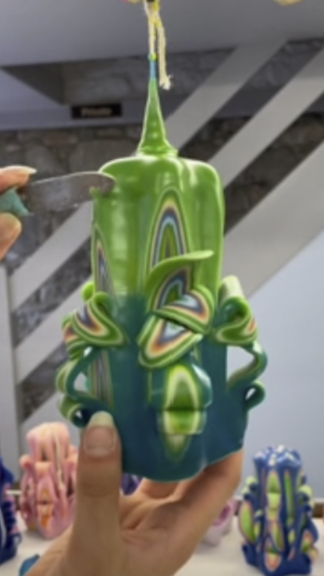 Super Mario inspired candle creations featuring fun character designs