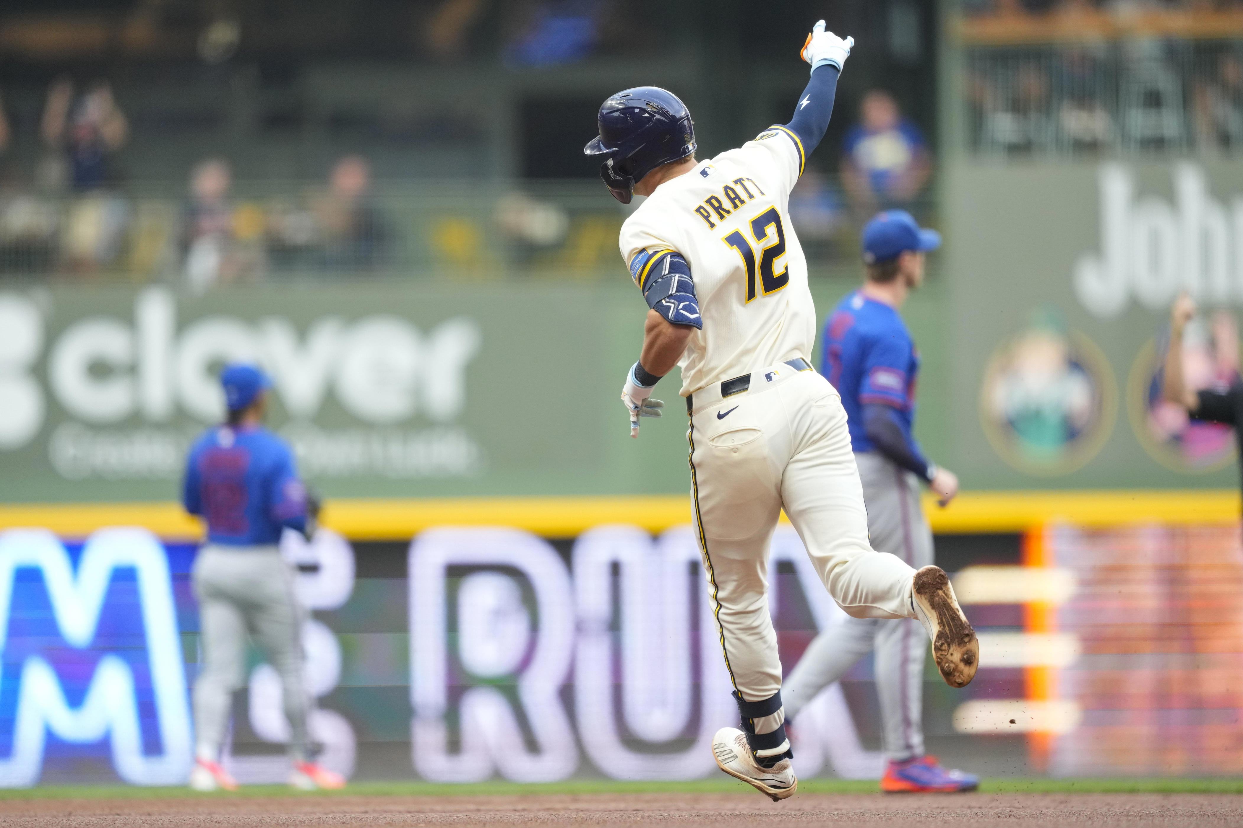 Brewers rough up Peralta in his return, take over league’s best record