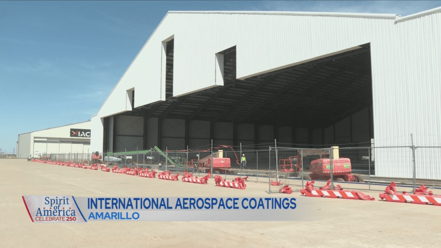 Construction underway for aircraft painting hangar in Amarillo