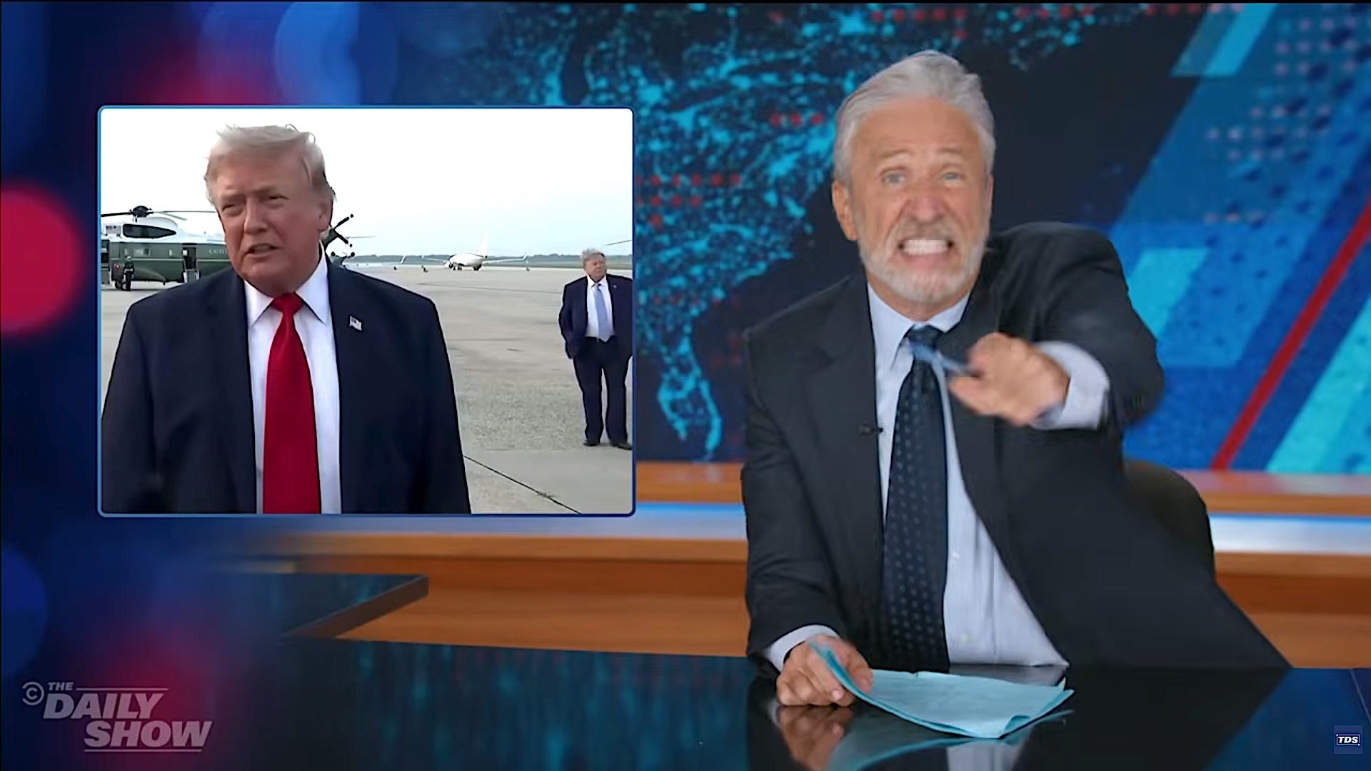 Jon Stewart, Donald Trump (Photo: Comedy Central)