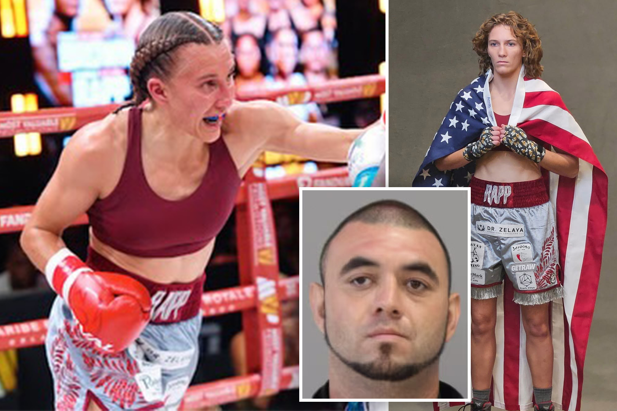 Road rage driver who allegedly killed boxing star Hannah Rapp is career criminal with lengthy rap sheet