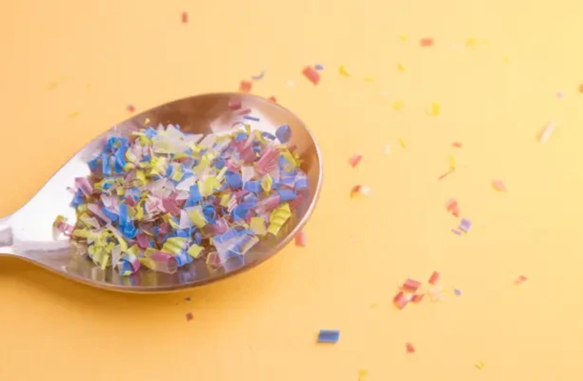 Microplastic particles (credit: SHUTTERSTOCK)