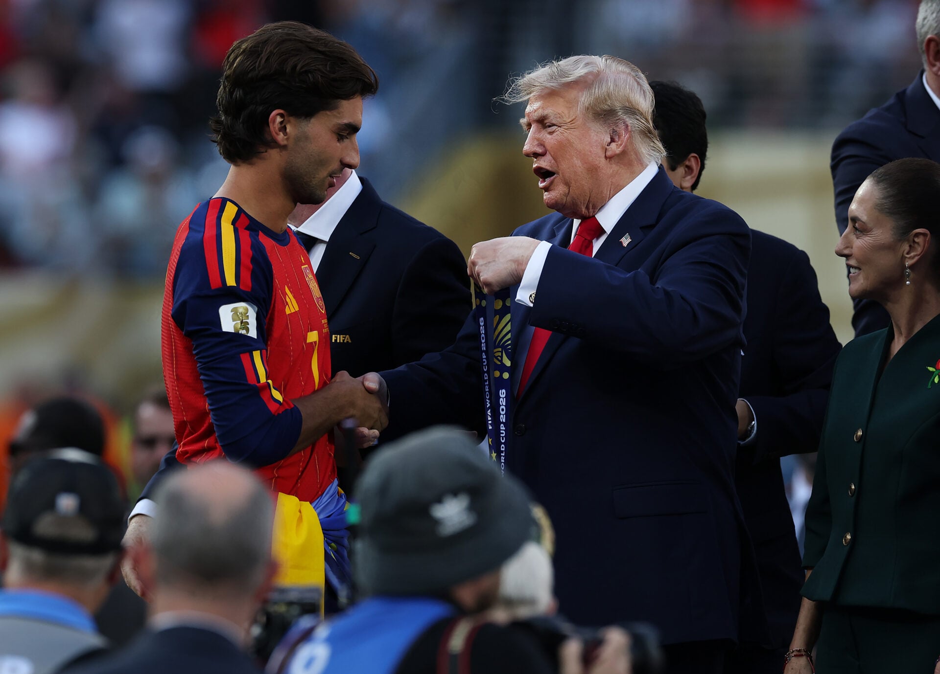 Ferran Torres seemingly mocks Donald Trump with 'Make Spain Great Again ...