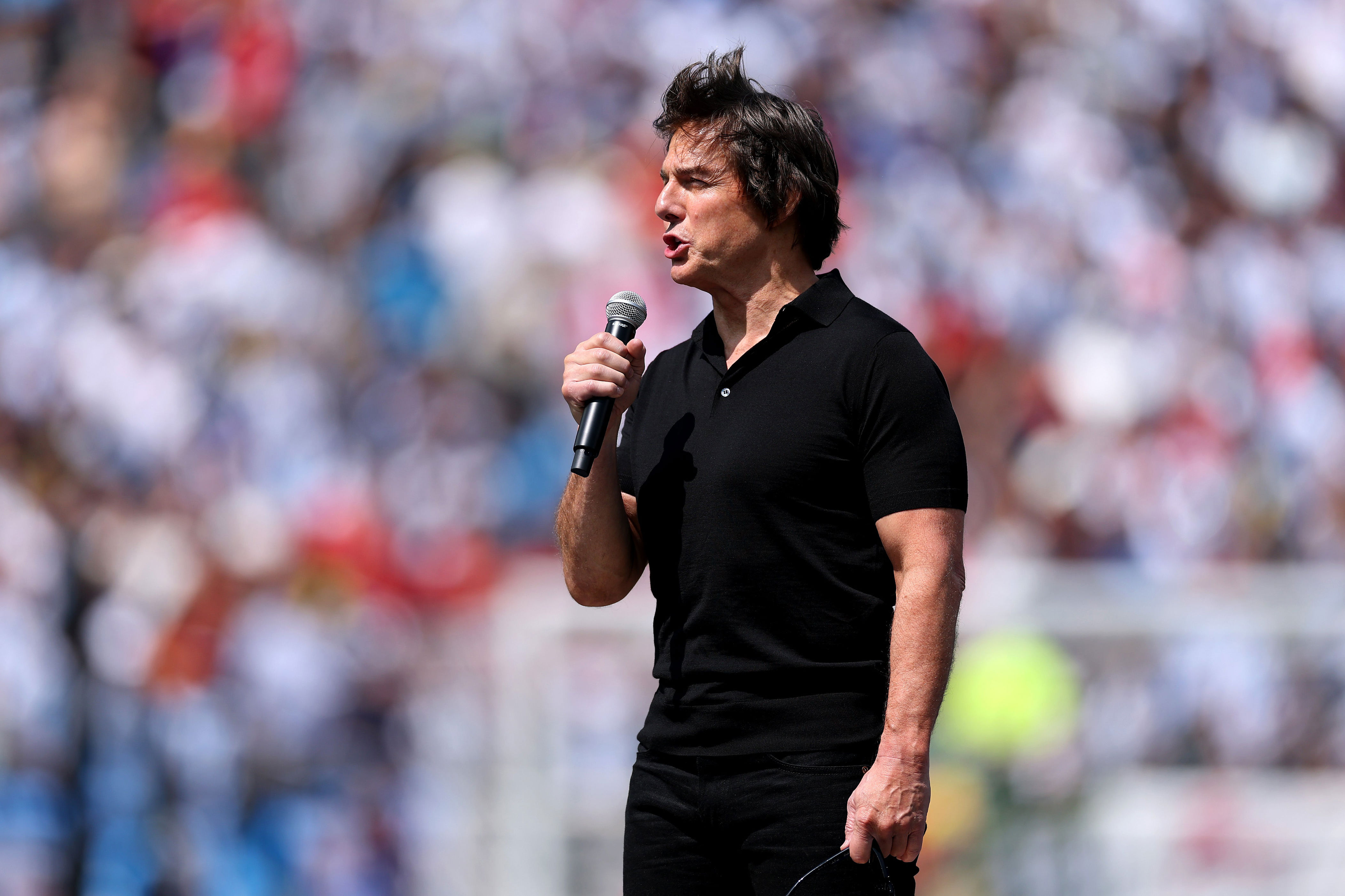 Tom Cruise’s bizarre speech before the final addressed some of what the World Cup should stand for (Getty)