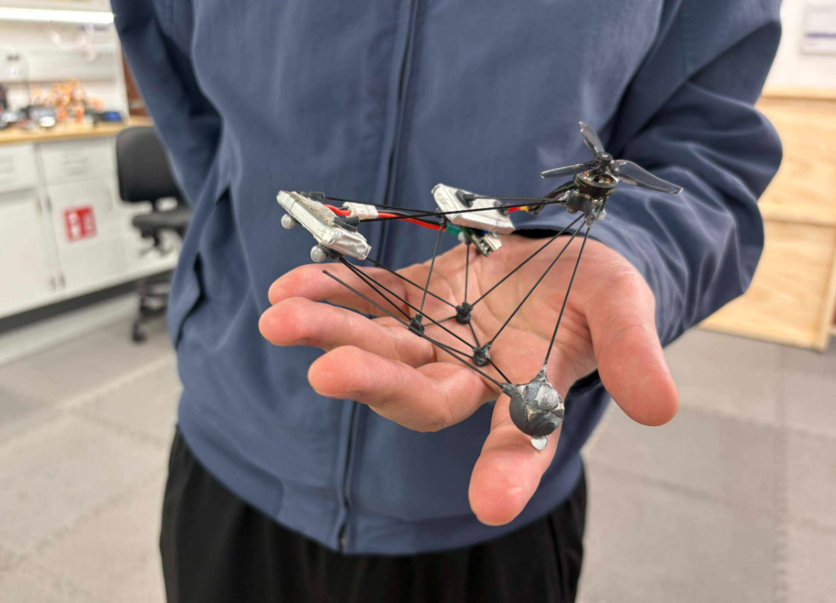 Invisible Drones: A New Flying Robot Spins So Fast It Hides In Plain Sight