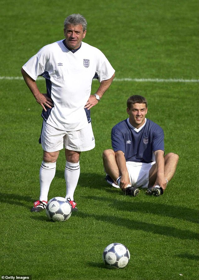 Keegan's relationship with Owen began when he was England boss between 1999 and 2000