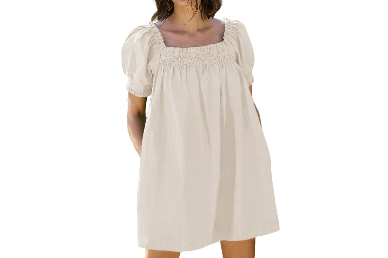 Amazon Huaqiao Womens Summer Mini Dress