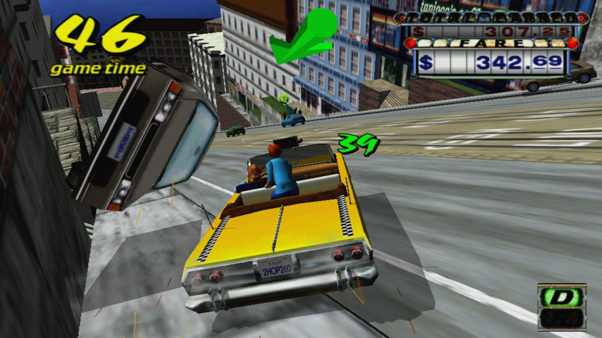 Crazy Taxi gameplay