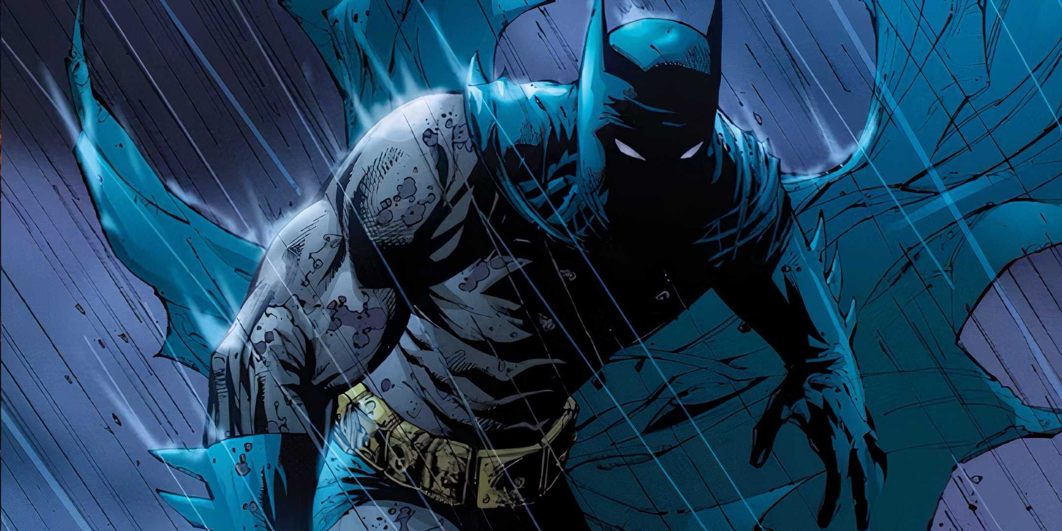 The Dark Knight emerges from a shallow grave in Batman R.I.P.