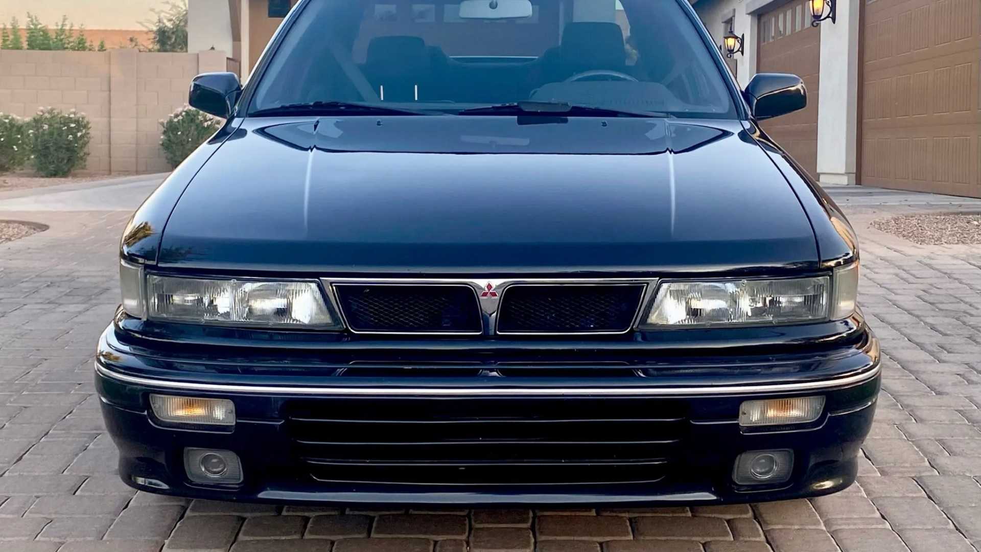 1987 Mitsubishi Galant VR-4 Black Front