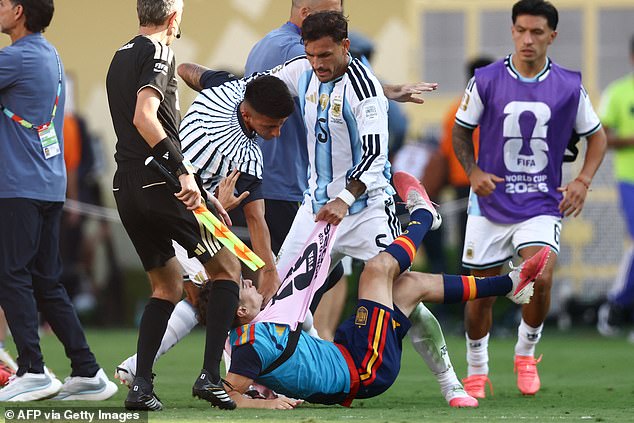 FIFA is set to launch an investigation into the violent behavior of Leandro Paredes and other Argentina players after the World Cup final descended into violent scenes